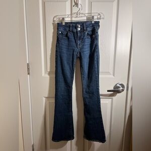 00 short american eagle artist flare jeans